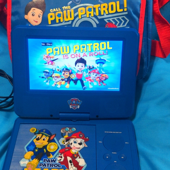 Paw Patrol Other Paw Patrol Portable Dvd Player With Charger And
